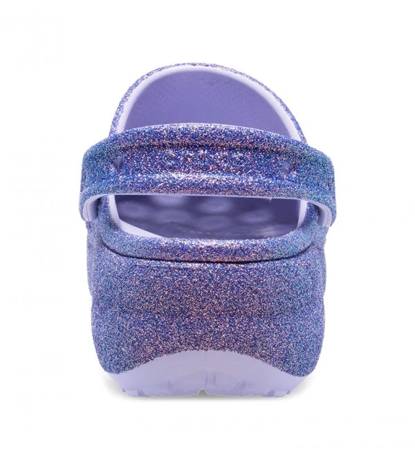 Classic Platform Glitter Clog